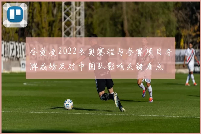 谷爱凌2022冬奥赛程与参赛项目夺牌成绩及对中国队影响关键看点